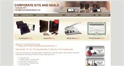 Desktop Screenshot of corporatekitandseal.com